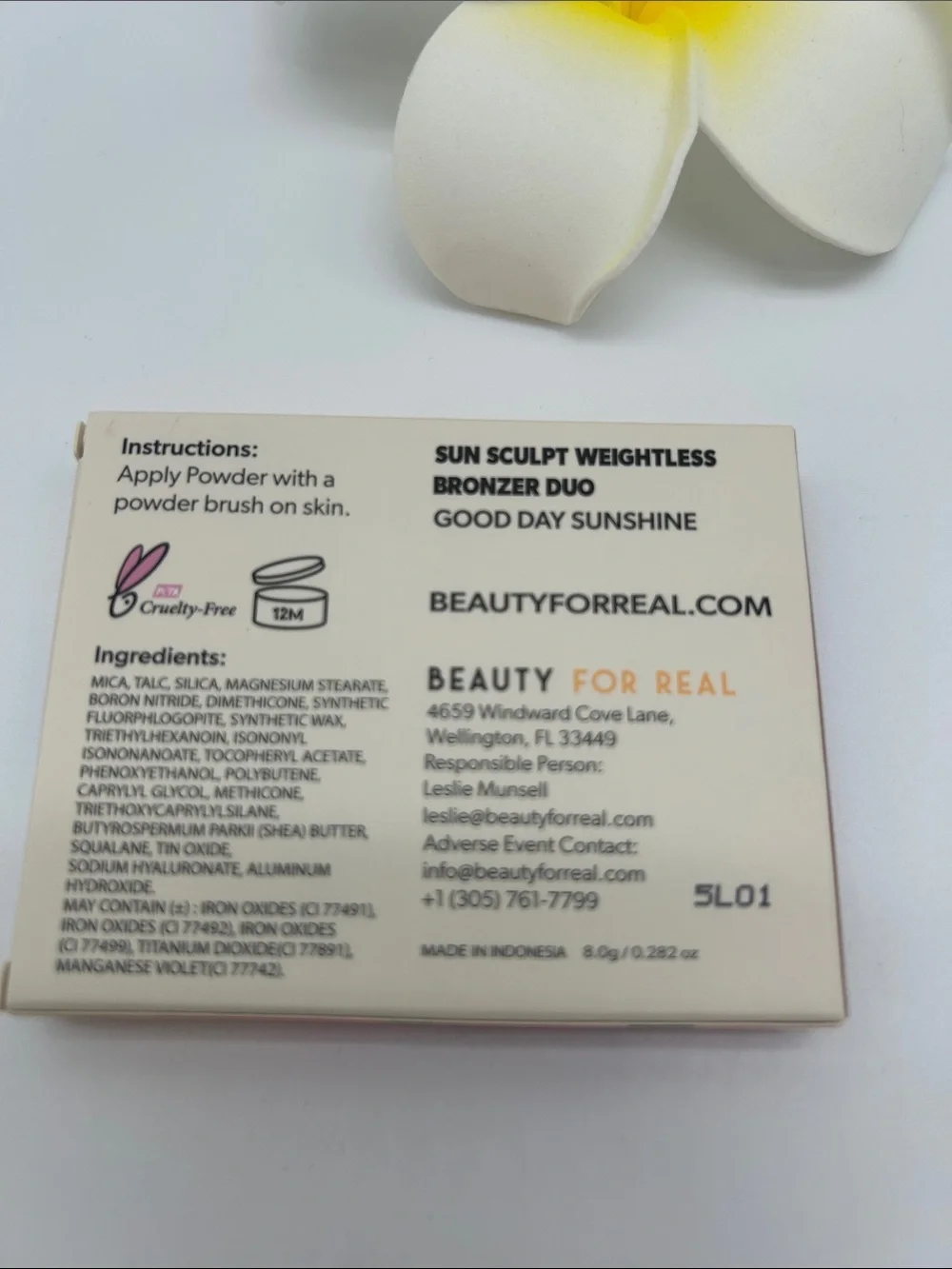 Beauty For Real Sun Sculpt Weightless Bronzer Duo NEW! Matt & Shimmer Bronzer